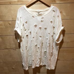 LF Distressed t shirt